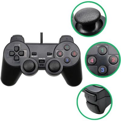 Kit 2 Controles Joystick Usb Para Computador Notebook Ps2