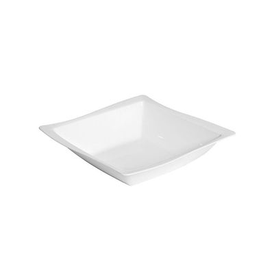 Saladeira Moove Quadrada 25x25 Branca Em Polipropileno Linha Tropical Vem