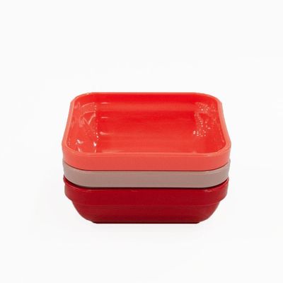 Kit Travessa Cheff Vem Rosé-vemelho-coral 250ml Pp Linha Alegria