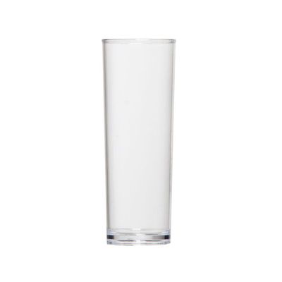 Copo Long Drink Slim 300ml Natural Em Policarbonato Linha Salut Vem