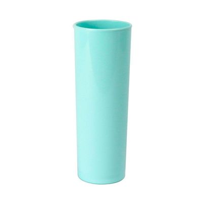 Copo Long Drink Slim 300ml Verde Em Polipropileno Linha Tendência Vem