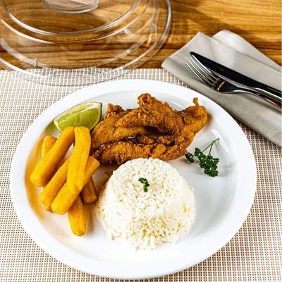 Cloche Elegance Redondo 27,5cm Branco Em Policarbonato Linha Profissional Cook Vem