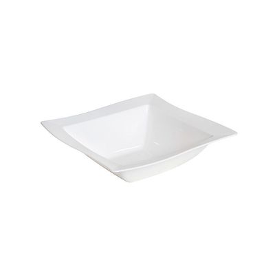 Saladeira Moove Quadrada 800ml Branca Em Polipropileno Linha Tropical Vem
