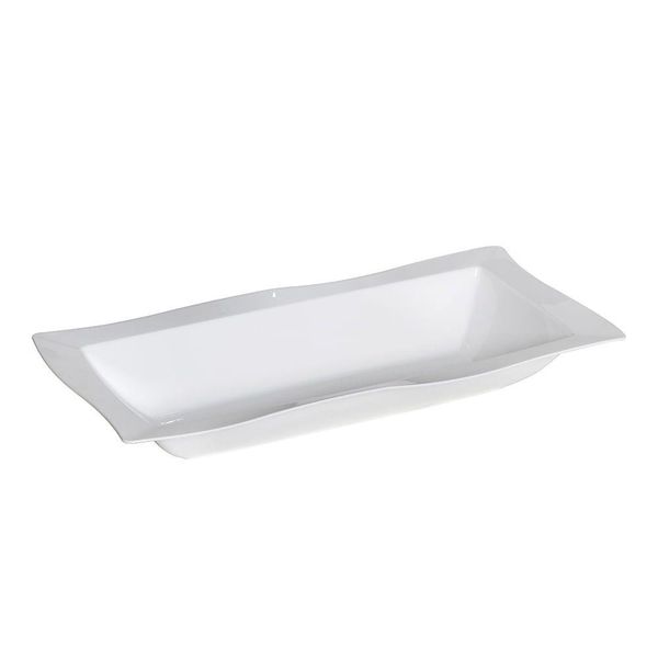 Saladeira Moove Retangular 5l Branca Em Polipropileno Linha Tropical Vem