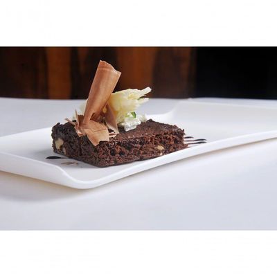 Bandeja Coffee Retangular 15x30 Preta Em Polipropileno Linha Tropical Vem