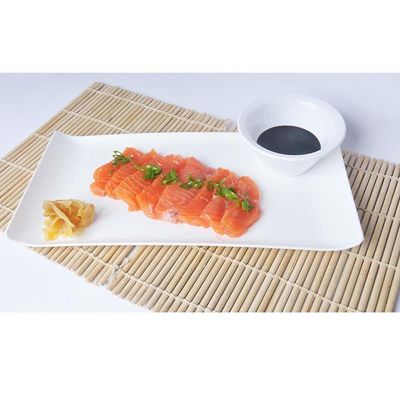 Bandeja Servir Retangular 15x30 Branca Em Policarbonato Linha Profissional Cook Vem