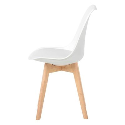 Kit 4 Cadeiras Decorativas Para Sala De Jantar Moscou F01 Branca