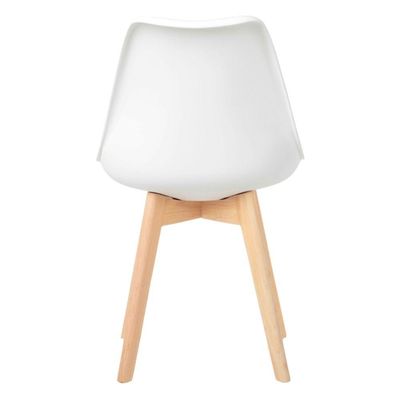 Kit 4 Cadeiras Decorativas Para Sala De Jantar Moscou F01 Branca