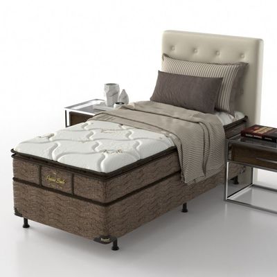 Conjunto Box Solteiro Mola Ensacada Probel Passione Bambu (88x188x52cm)