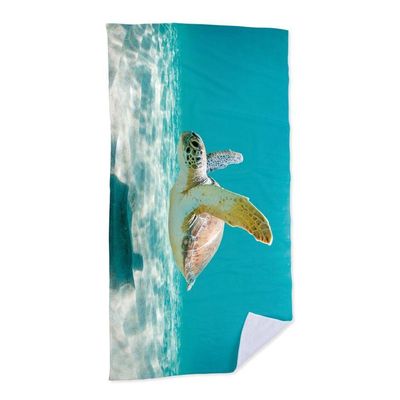 Toalha De Praia Tartaruga Nadando  criativas e clássicas