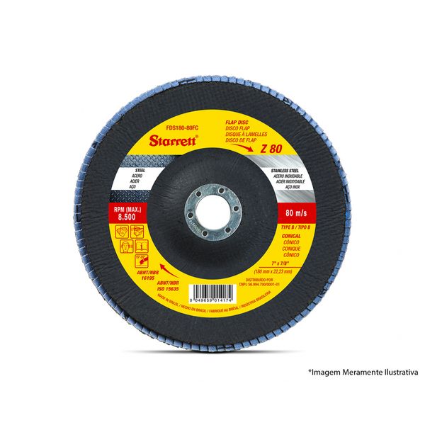 Disco Flap Starrett 4.1/2