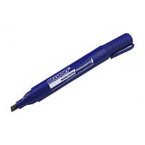 Marcador Permanente Brasfort P.Grossa Azul 7857 c/12pcs