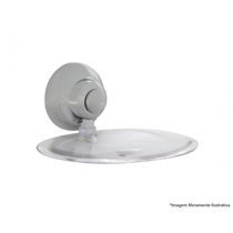 Saboneteira Parede Abs/Aluminio Design Cromado