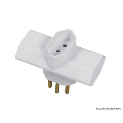 Benjamim Pluzie 3 Saidas 2P 10A 250V Br 9264