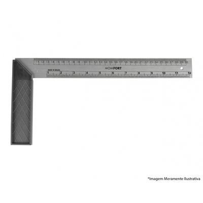 Esquadro Pvc Momfort 12/30Cm 616012