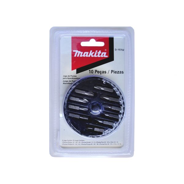 Bits Paraf Makita Jg 10pcs D15702 Blister