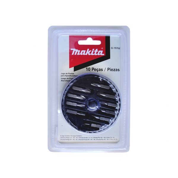 Bits Paraf Makita Jg 10Pcs D15702 Blister