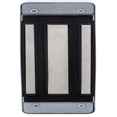 Fechadura Eletromagnetica 150 Kgf Universal Intelbras FE20150 Tranca Para Porta Eletroímã Controle Acesso Sem Sensor