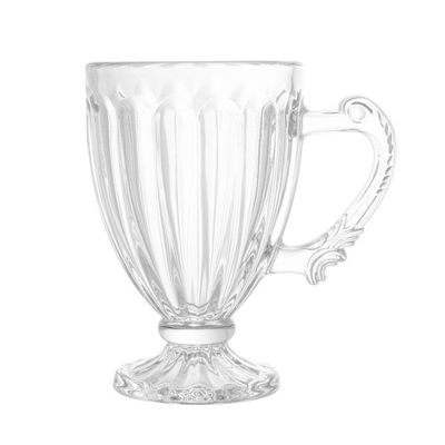 Jogo 8 Xícaras Para Café De Cristal Transparente Imperial 100ml Lyor