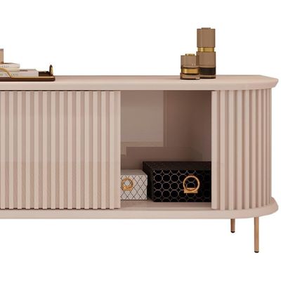 Rack Para Sala De Estar Tv 75 Pol Atlantis D05 Off White