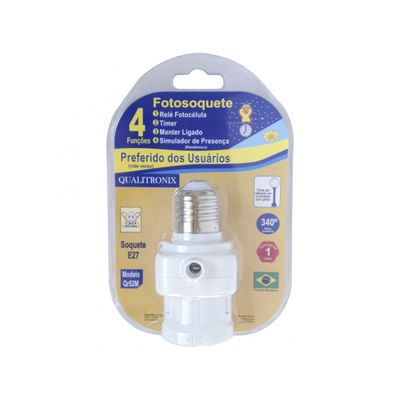 Fotosoquete Programavel E-27 Qr52M Blister