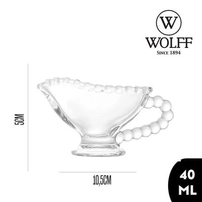 Molheira Com Alça Cristal Pearl Bolinha Wolff 40ml