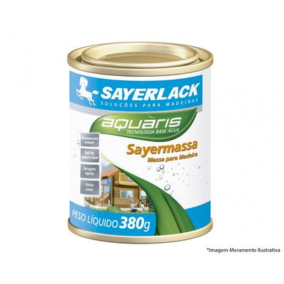 Massa P/Madeira Base Agua Sayermassa 380G Imbuia
