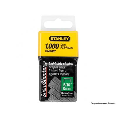 Grampo Gramp Stanley 1/4" 1000Pcs Tra204At