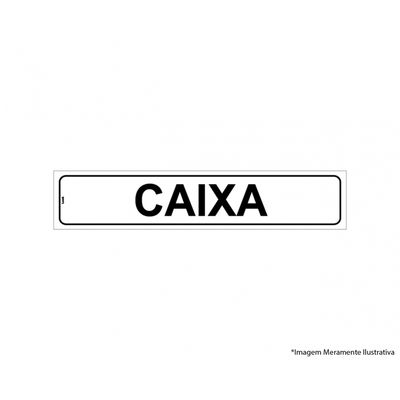 Placa Sinal.Pvc 05X25Cm Caixa Ref2255