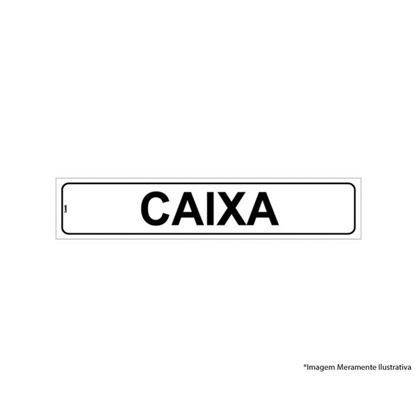Placa Sinal.Pvc 05X25Cm Caixa Ref2255