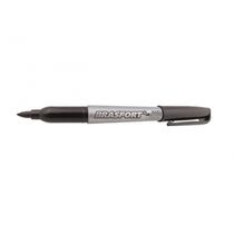 Marcador Permanente Brasfort P.Fina Preta 7855 c/12pcs