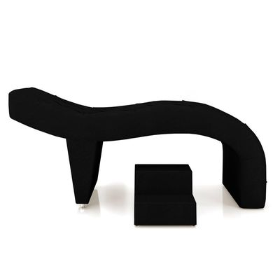 Maca de Estética para Massagem Cílios Fixa Lash Estofada com Escada PU Preto G83 - Gran Belo