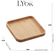Bandeja De Bambu Square 17x17x1,5cm
