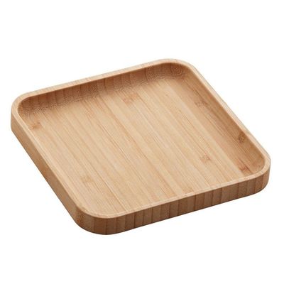 Bandeja De Bambu Square 17x17x1,5cm