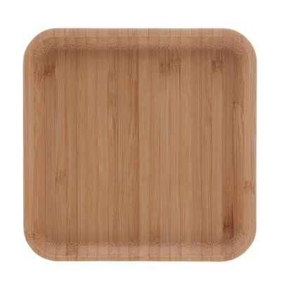 Bandeja De Bambu Square 17x17x1,5cm