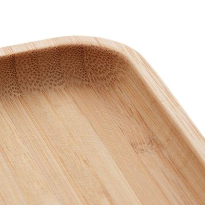 Bandeja De Bambu Square 17x17x1,5cm