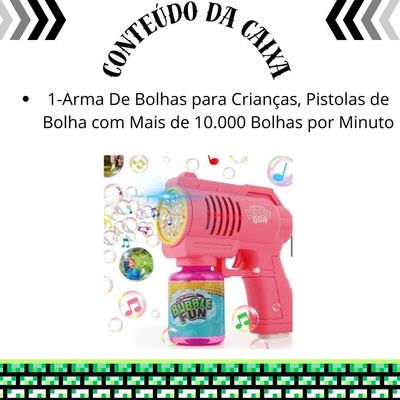 Lança Bolhas De Sabão água Brinquedo 50ml Brinquedo De Bolha Bolinhas Automático Azul