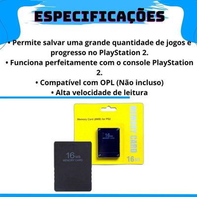 Kit 5 Memory Card 16mb Máximo Desempenho Preto
