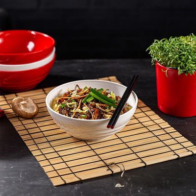 Sopeira Oriental Redonda 1,2l Amarela Em Polipropileno Linha Tropical Vem