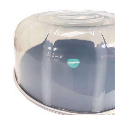 Boleira Elegance Redonda Com Tampa 30cm Preta Em Polipropileno Linha Tropical Vem