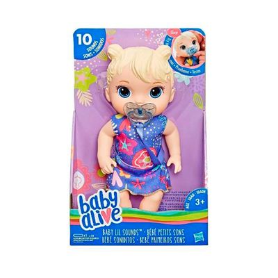 Boneca Baby Alive Primeiros Sons Loira