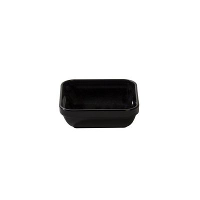 Travessa Cheff Quadrada 250ml Preta Em Policarbonato Linha Profissional Cook Vem