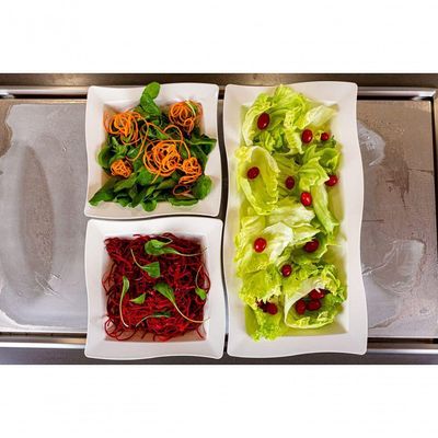 Saladeira Moove Quadrada 2l Preta Em Polipropileno Linha Tropical Vem