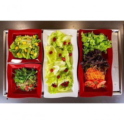 Saladeira Moove Quadrada 2l Preta Em Polipropileno Linha Tropical Vem