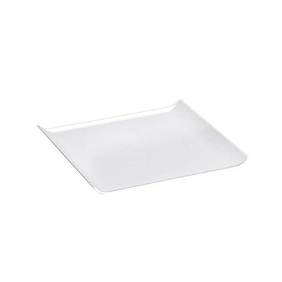 Bandeja Servir Quadrada 30x30 Branca Em Polipropileno Linha Tropical Vem