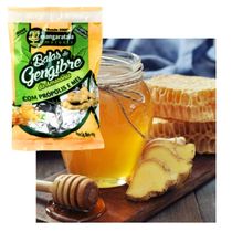 Balas de Gengibre da Amazônia com Própolis e Mel  - 4 pacotes de 40 g - 100% natural