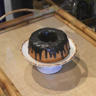 Porta Bolo Ou Torta Petite Four Bambu 20cm 1ª Linha Scalla