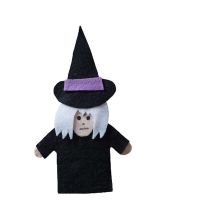 Dedoches de Feltro - Bela Adormecida - 3 Personagens - Multicolorido - Kits e Gifts