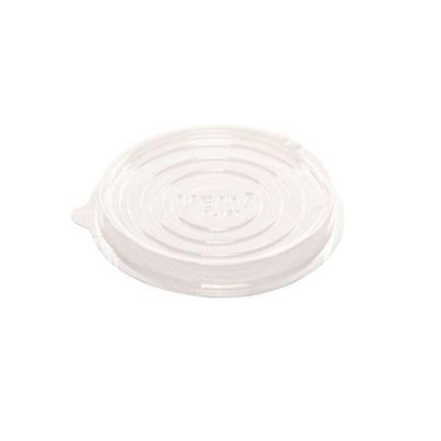 Tampa Descartável Para Sopeira 250ml Natural Em Pvc Vem (1.800 Un.)