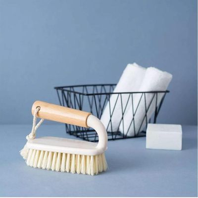 Escova De Limpeza Multiuso Com Cabo De Bambu Oikos:off White